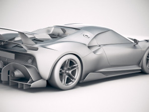 Ferrari P80C 2019 3D 모델