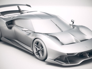 Ferrari P80C 2019 3D 모델