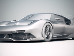 Ferrari P80C 2019 3D 모델