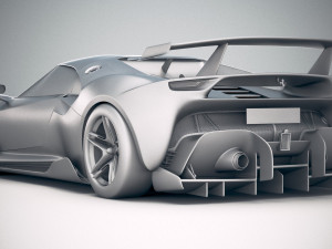Ferrari P80C 2019 3D 모델