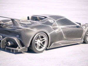Ferrari P80C 2019 3D Model