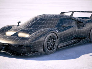 Ferrari P80C 2019 3D Model