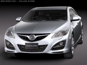 Mazda 6 sedan 2011 3D 模型