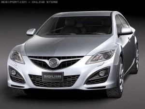 Mazda 6 sedan 2011 3D Model