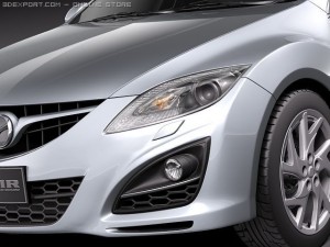 Mazda 6 sedan 2011 3D 模型