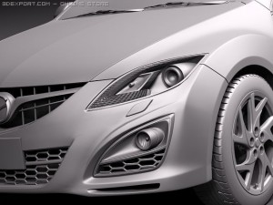 Mazda 6 sedan 2011 3D 模型