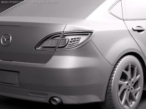 Mazda 6 sedan 2011 3D Model