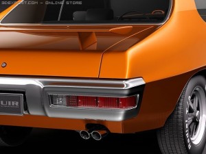 Pontiac GTO 1970 3D Model