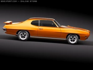 Pontiac GTO 1970 3D Model