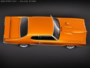 Pontiac GTO 1970 3D Model
