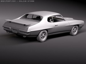Pontiac GTO 1970 3D Model