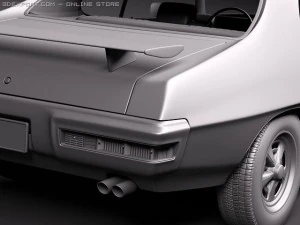 Pontiac GTO 1970 3D Model