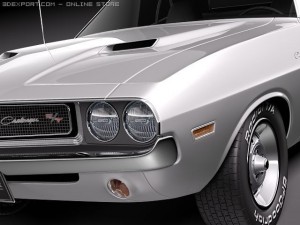 Dodge Challenger 1970 3D-Modell