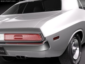Dodge Challenger 1970 3D-Modell