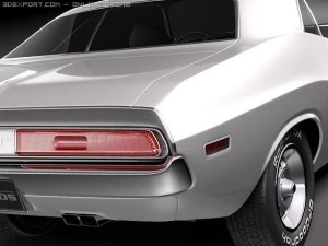 Dodge Challenger 1970 Modelo 3D
