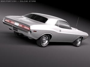 Dodge Challenger 1970 3D-Modell