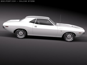 Dodge Challenger 1970 3D-Modell