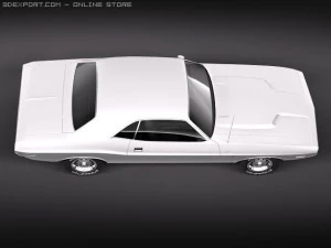 Dodge Challenger 1970 Modelo 3D