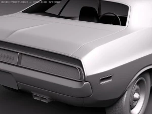 Dodge Challenger 1970 Modelo 3D