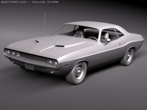 Dodge Challenger 1970 3D-Modell