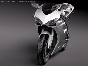 Ducati 1198 3D 模型