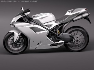 Ducati 1198 3D 模型