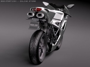 Ducati 1198 3D 模型