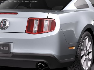 Mustang V6 2011 3D 모델