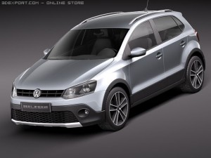 Volkswagen CrossPolo 2011 3D Model