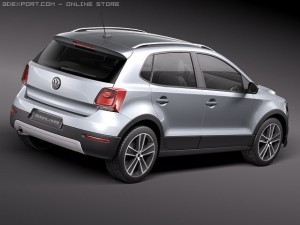 Volkswagen CrossPolo 2011 3D Model