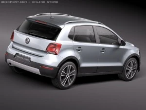 Volkswagen CrossPolo 2011 3D Model