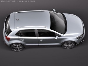 Volkswagen CrossPolo 2011 3D Model