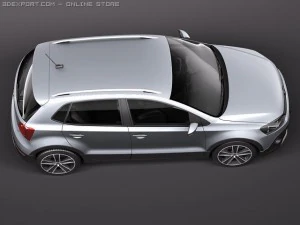 Volkswagen CrossPolo 2011 3D Model