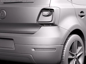 Volkswagen CrossPolo 2011 3D Model