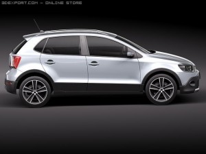 Volkswagen CrossPolo 2011 3D Model