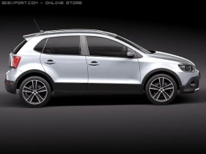 Volkswagen CrossPolo 2011 3D Model