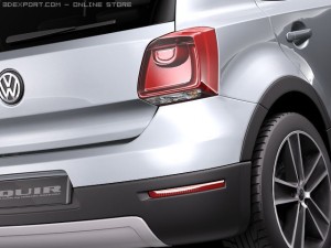 Volkswagen CrossPolo 2011 3D Model