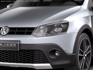 Volkswagen CrossPolo 2011 3D Model