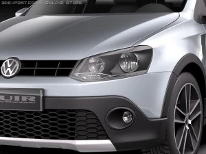 Volkswagen CrossPolo 2011 3D Model