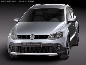 Volkswagen CrossPolo 2011 3D Model
