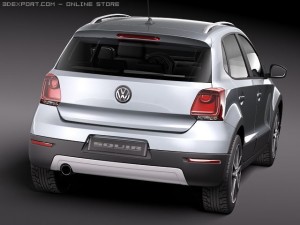 Volkswagen CrossPolo 2011 3D Model