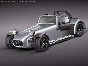 Caterham R500 Lotus 7 Modelo 3D