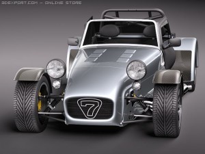 Caterham R500 Lotus 7 3D 모델