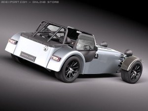 Caterham R500 Lotus 7 3D 모델