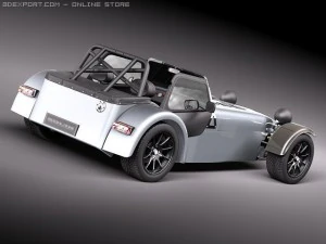 Caterham R500 Lotus 7 3D Model