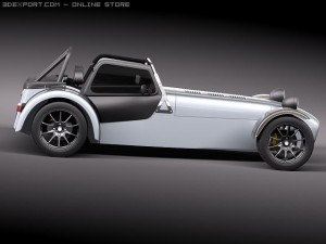 Caterham R500 Lotus 7 3D 모델