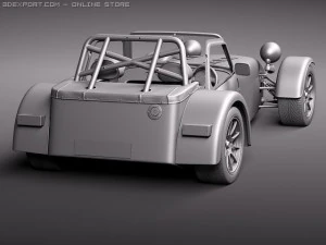 Caterham R500 Lotus 7 3D Model
