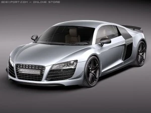 Audi R8GT 2011 Model 3D