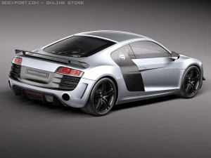 Audi R8 GT 2011 3D Model