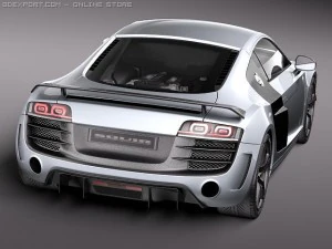 Audi R8 GT 2011 3D Model